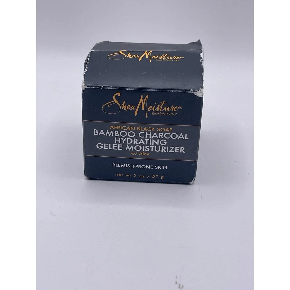 Shea Moisture African Black Soap Bamboo Charcoal‎ Gelee Skin Moisturizer  2 oz